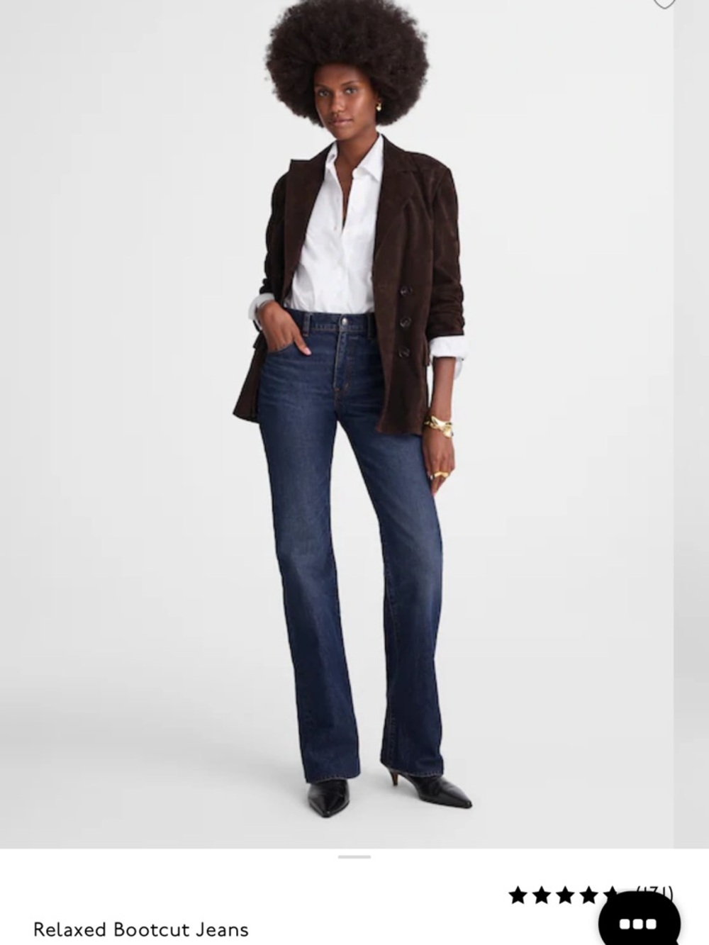 Madewell - Relaxed Bootcut Jeans - Pleasantville Wash